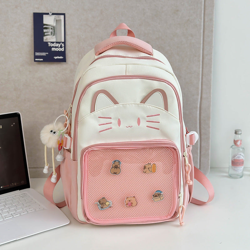 Korean Version Cartoon Large Capacity Casual Backpack