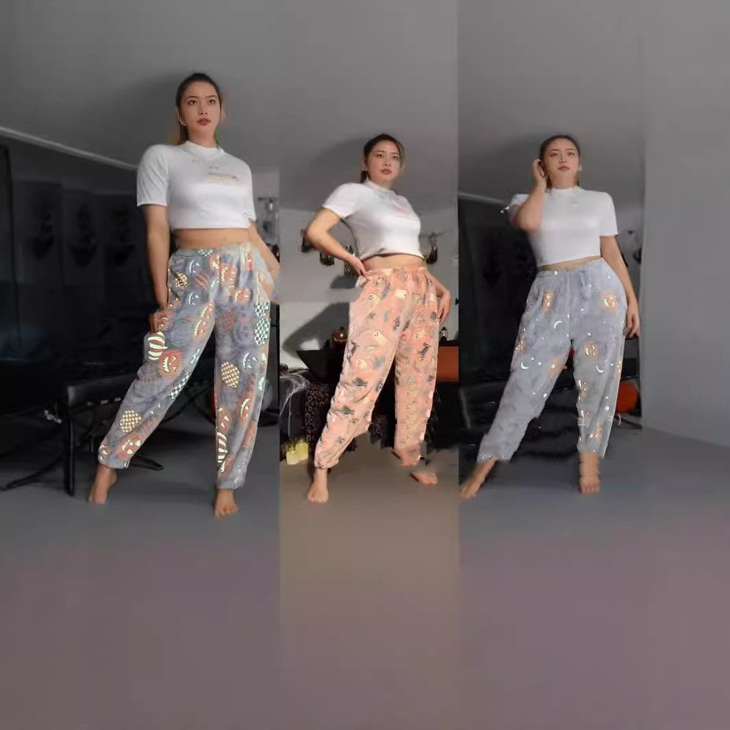 Warm Leisure Home Flange Sweat Pants