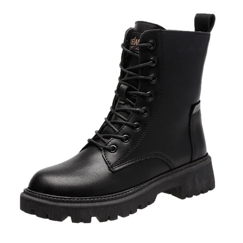 British Style Martin Boots Winter Plus Velvet Thick Cotton Shoes