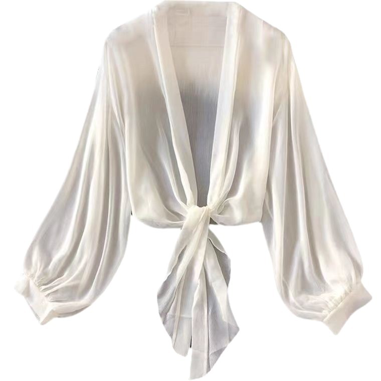 Support Outer Wear UV-proof Thin Breathable Ice Silk All-matching