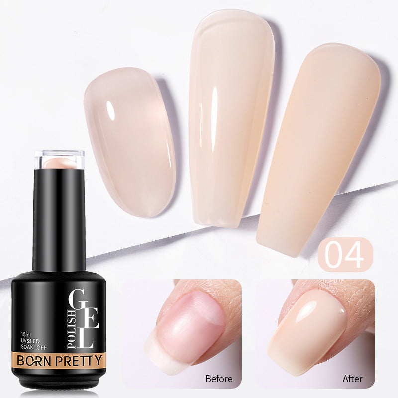 Nail Color Powder Transparent Function Phototherapy Plastic