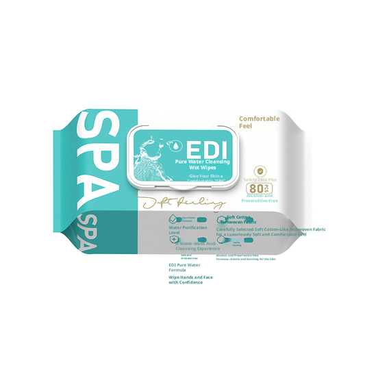 Pure Water Cleansing Wipes-80 pcs-1 pack