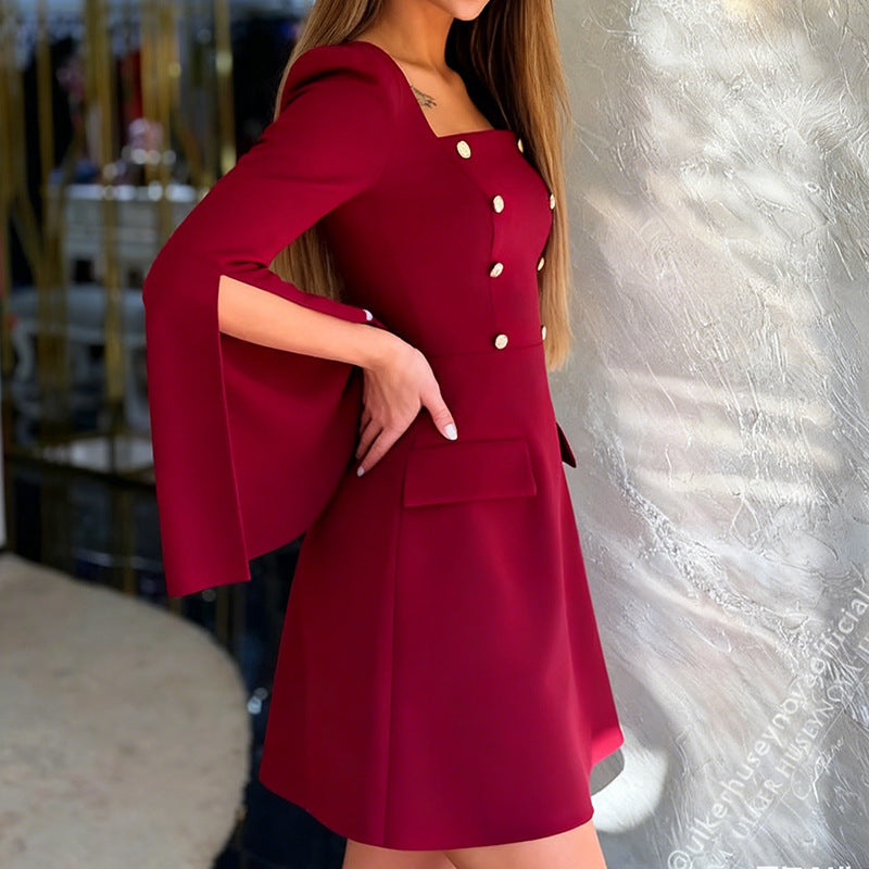 Stylish And Elegant Off-shoulder Womens Short Dress
