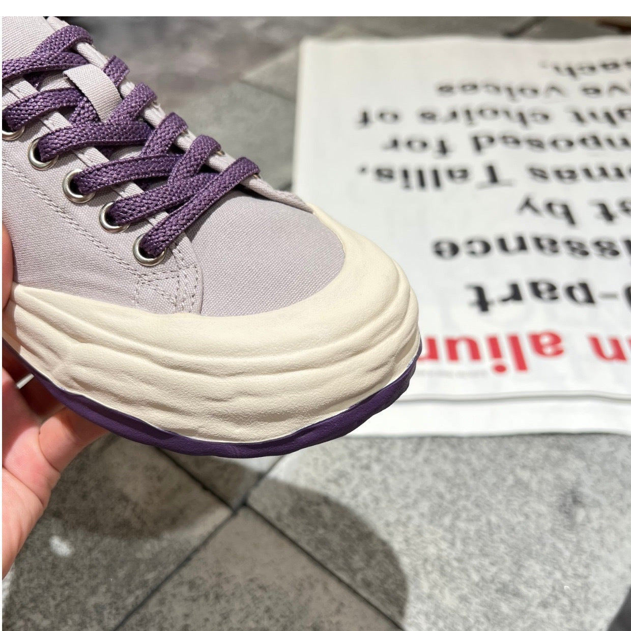 Makaron Round Head Canvas Shoes Summer