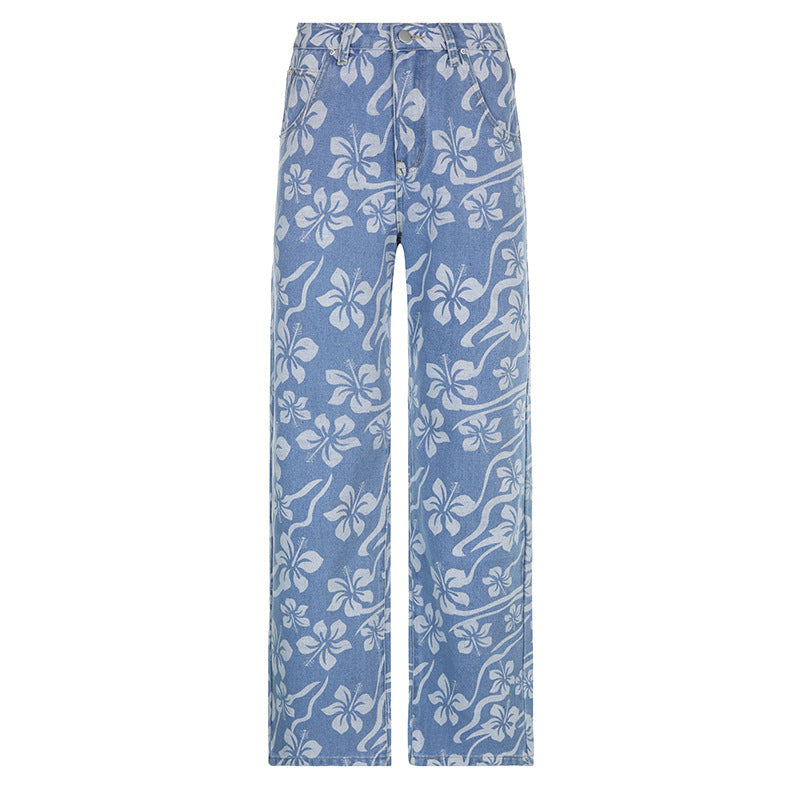 Fashion And Sweet Style Flower Pattern Personality