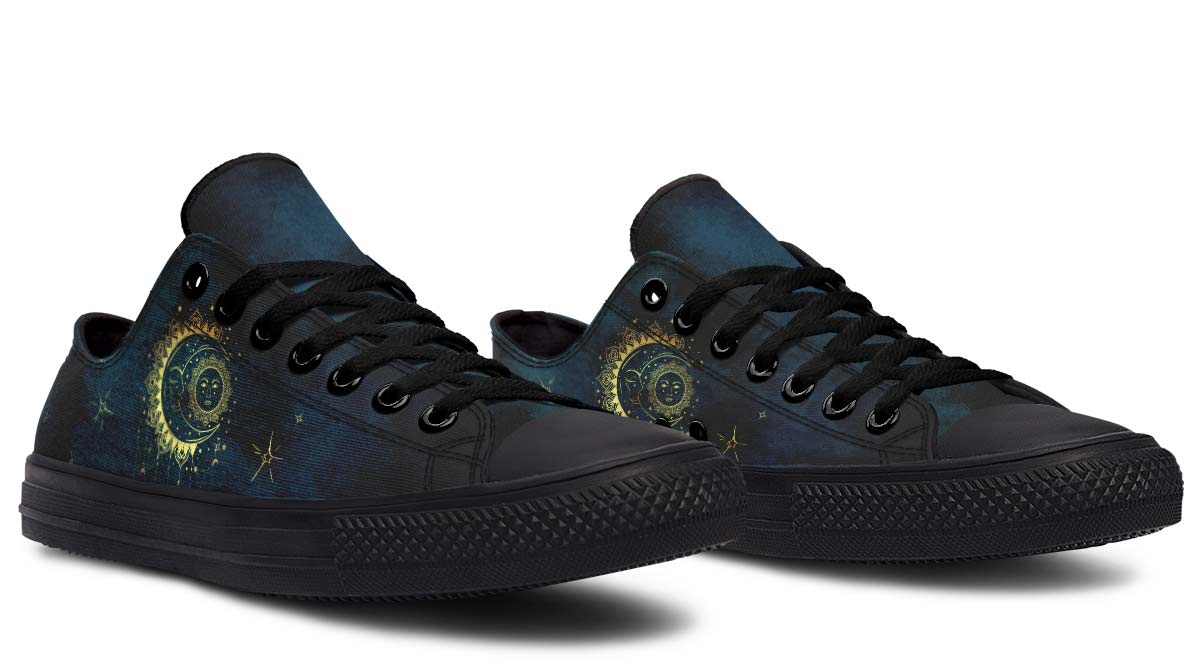 Fashion Print Couple Low-Top Canvas Shoes