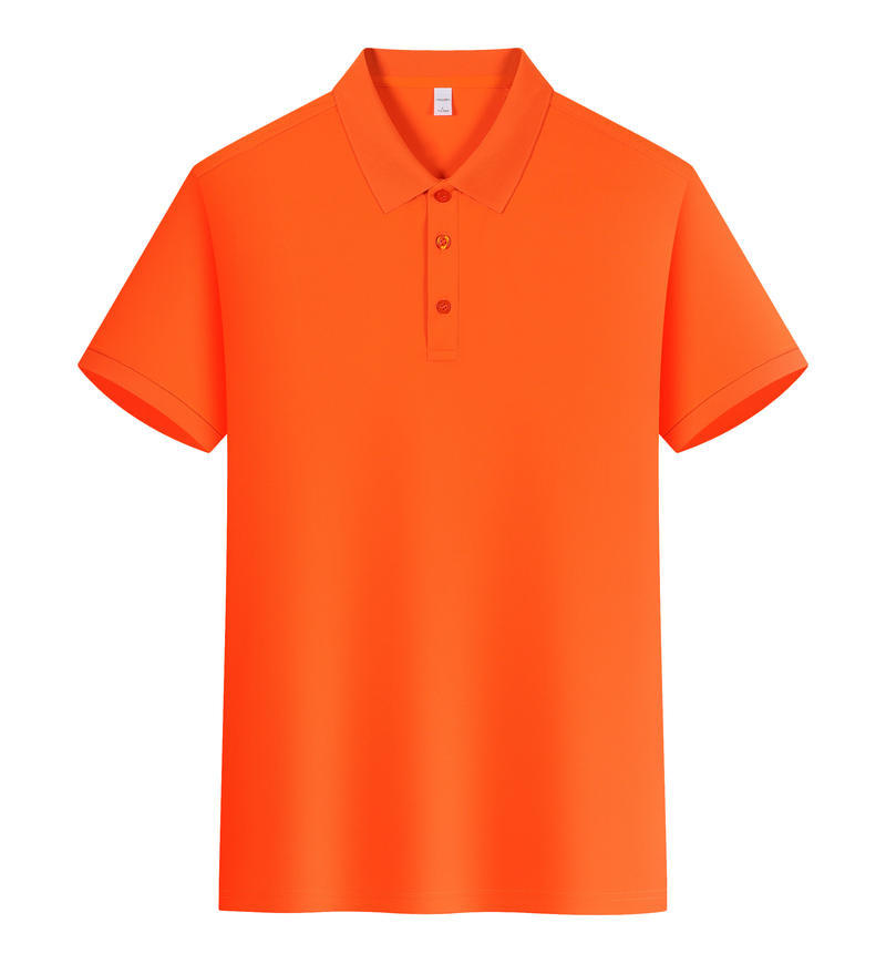 Short-sleeve Ice-feel Workwear With A Lapel Collar