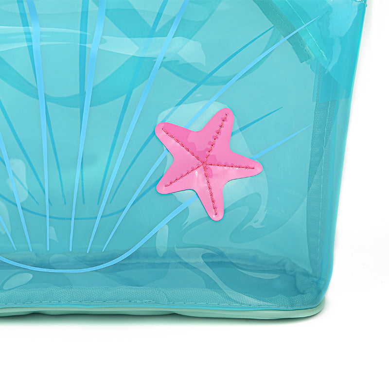 Summer Transparent Pvc Shell Shoulder Handbag
