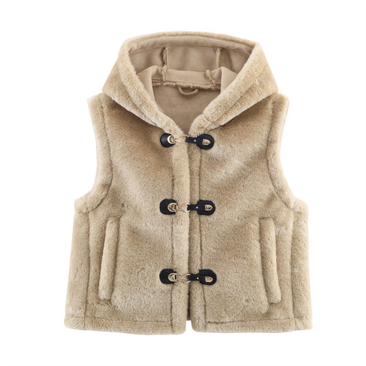 Women's Winter Bends And Hitches Ornament Fleece Vest
