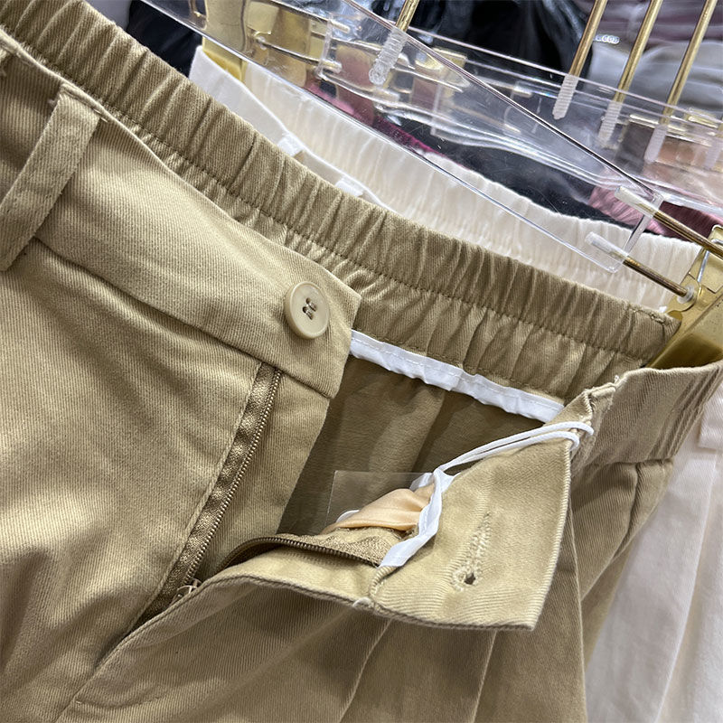 High Waisted And Cropped Harlan Pants Are Loose Fitting