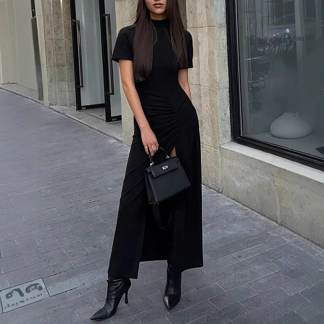 Fashionable And Elegant Side-Slit Dress