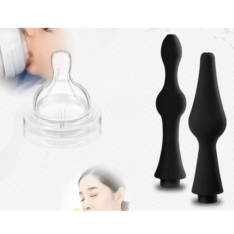 Simple Black Silicone Enema Irrigator