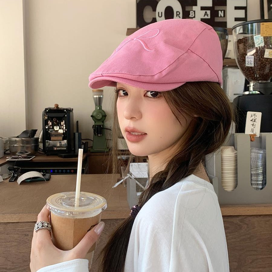 Korean Ins Bow Advance Hats Female Summer And Autumn