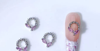 Zircon Nail Art Accessories Bow Heart Moon Irregular Multi-category