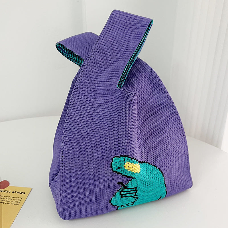 Fashion Outgoing Handbag Korean Woven Tote Bag