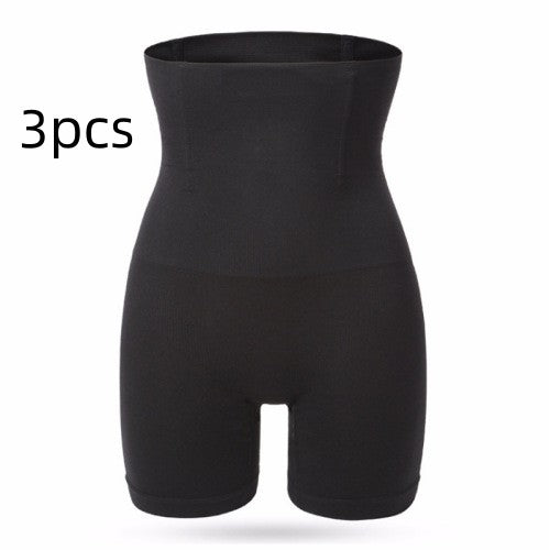 Seamless High-Waisted Abdomen And Hip Trousers