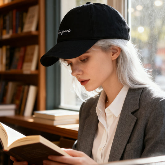 Embroidered Slogan Sunshade Versatile Adjustable Casual Baseball Cap Suitable For All Seasons, Daily Outings, Outdoor Activities, Fashionable Beanie Hat