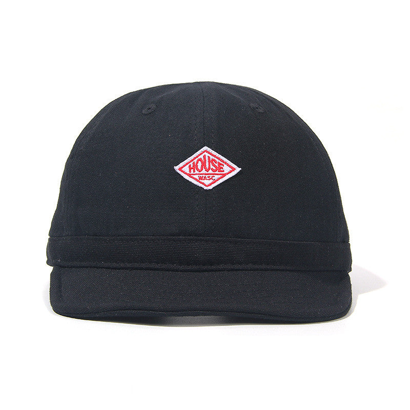 Patch Wide Brim Sunshade Peaked Hat