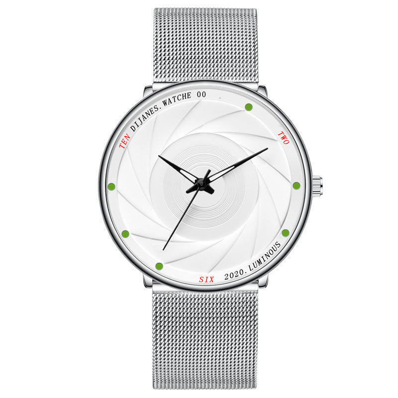 Fashion Luminous Men's Mesh Strap Watch