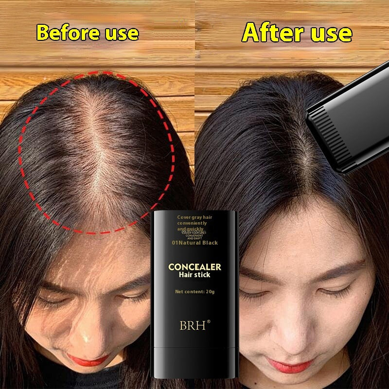 Hair Stick White Hair Cover Artifact Plant Hair Color Supplement Color Does Not Fade Disposable
