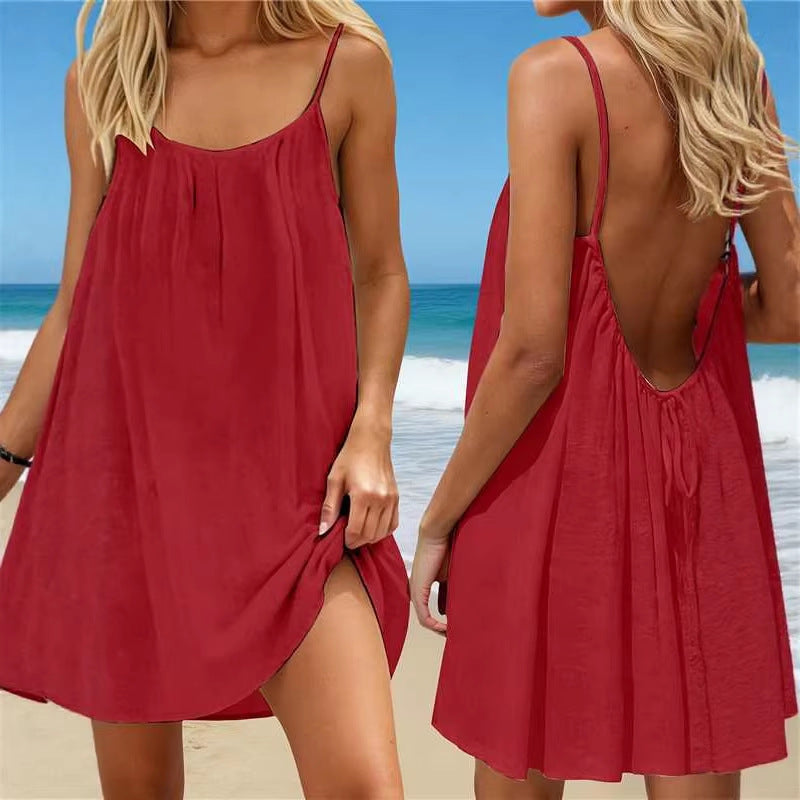 Strap Short Skirt Women's Beach Vacation