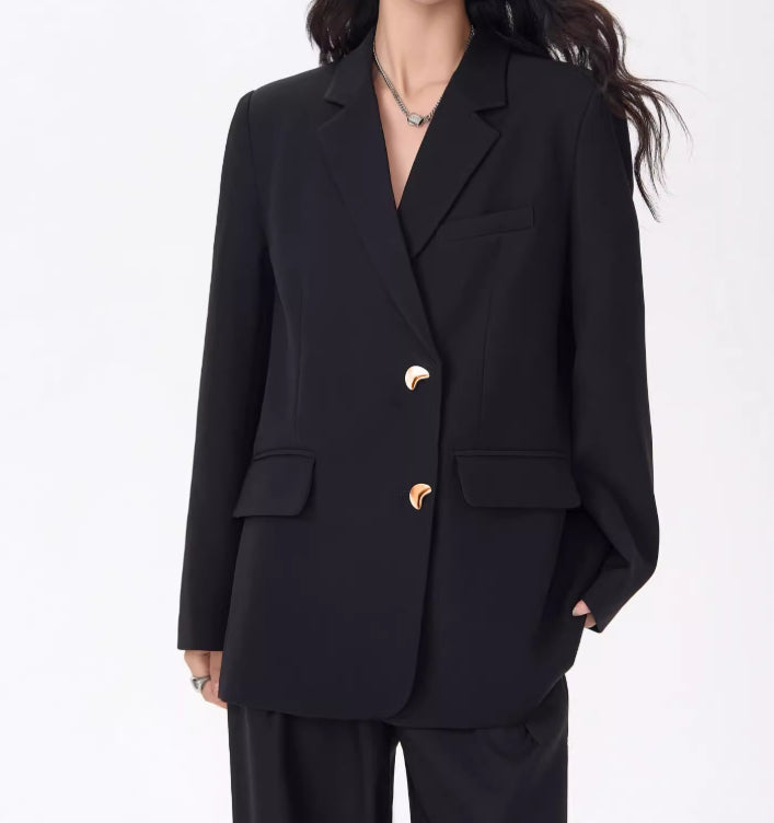 Korean Style Hot Girl Design Loose Small Business Suit Coat