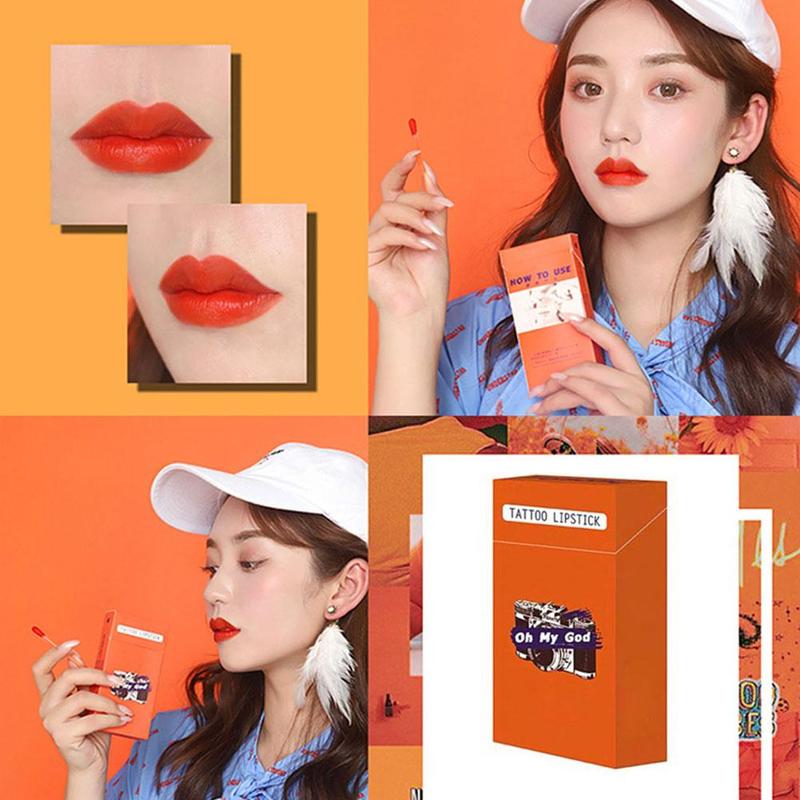 Cotton swab cigarette case lip glaze