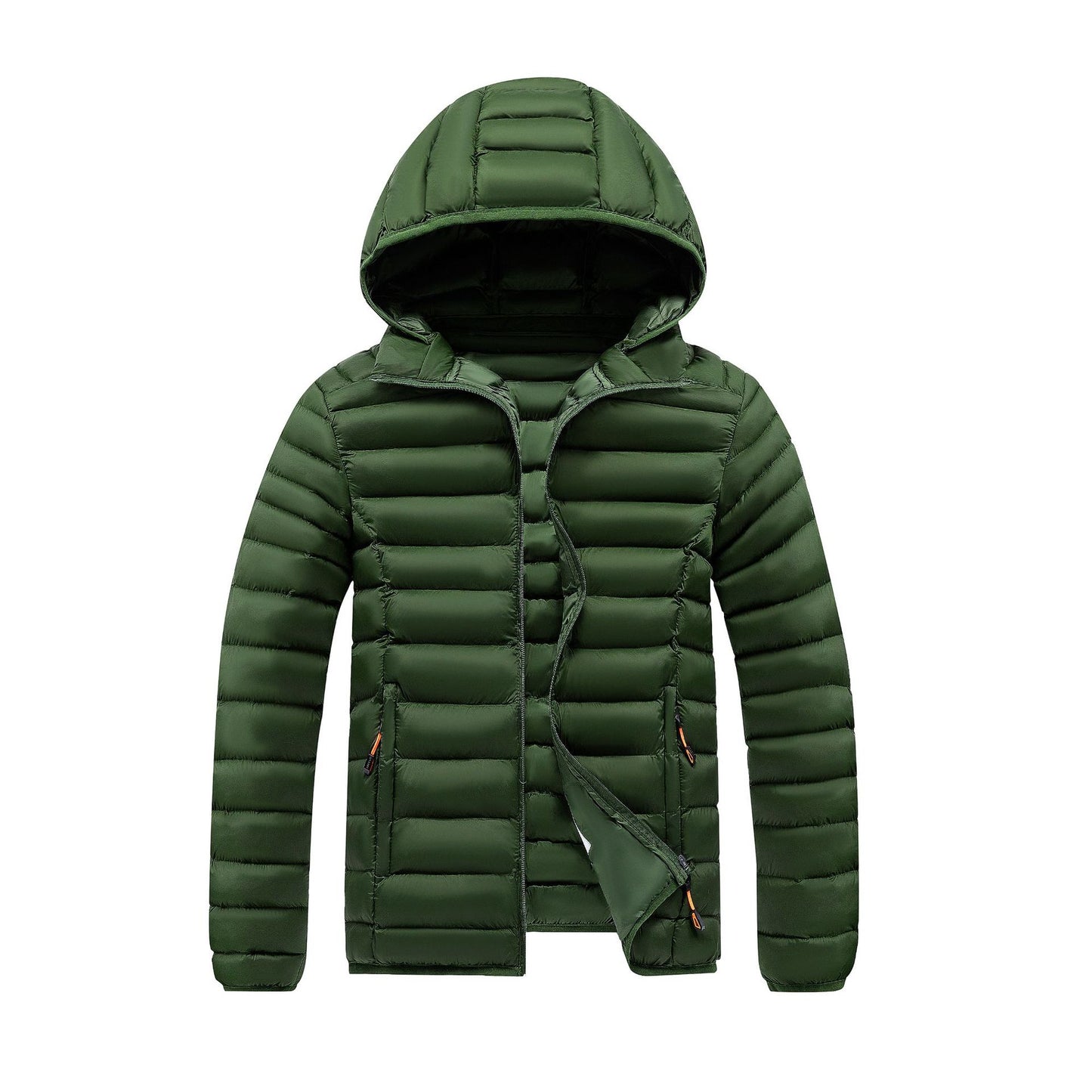 Rib Cotton-padded Coat Slim-fit Lightweight Cotton-padded Jacket Lightweight Multi-color