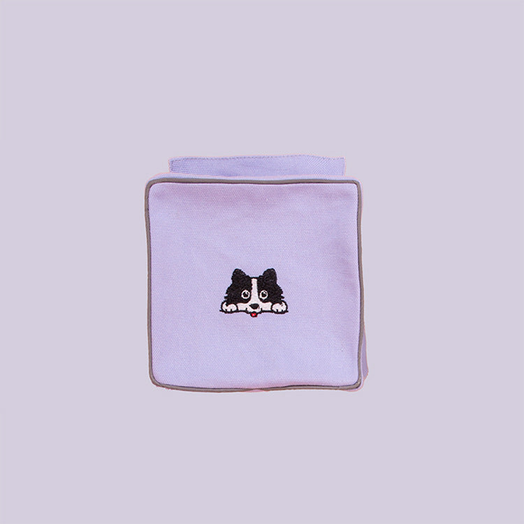 Shiba Inu Corgi Rainbow Cute Multifunctional Pet Outing School Bag Chest Back