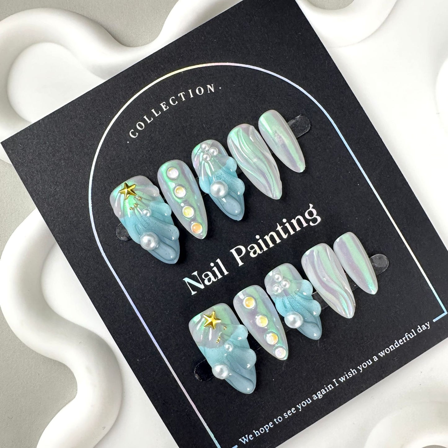 HAILANG Shell Nail Stickers Wear Nail Tip High-grade Summer