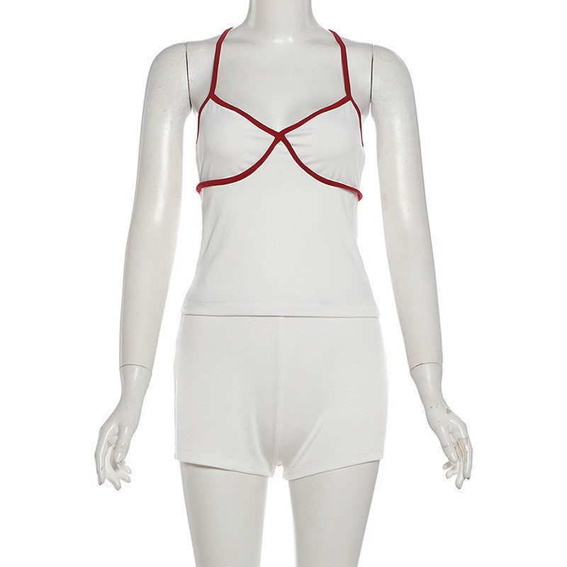 Womens Printed Figure-Hugging, Slimming Camisole Top