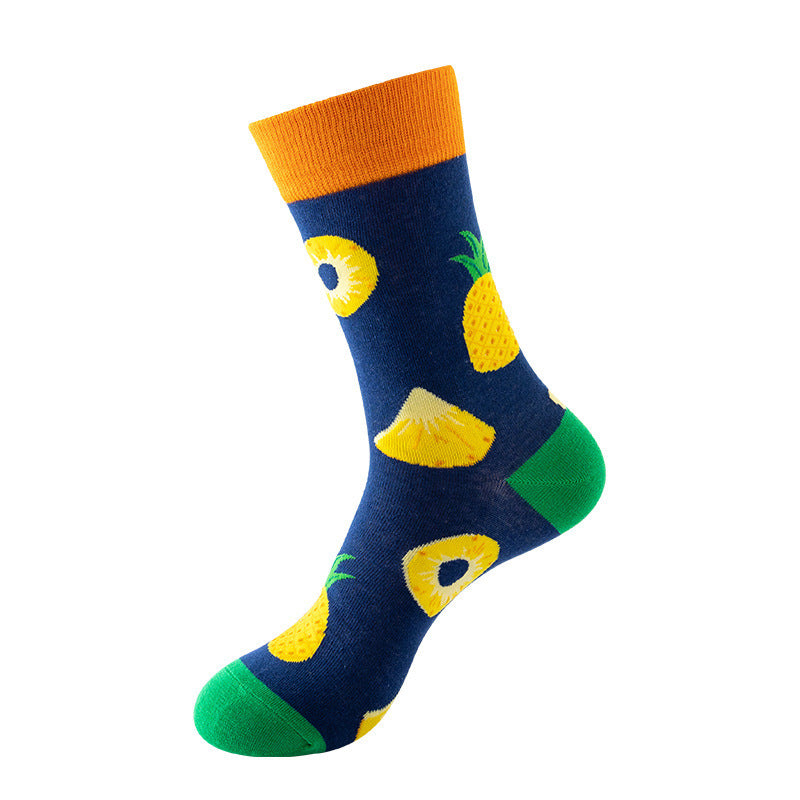 Niche Trendy Mid Tube Socks Couple Geometric