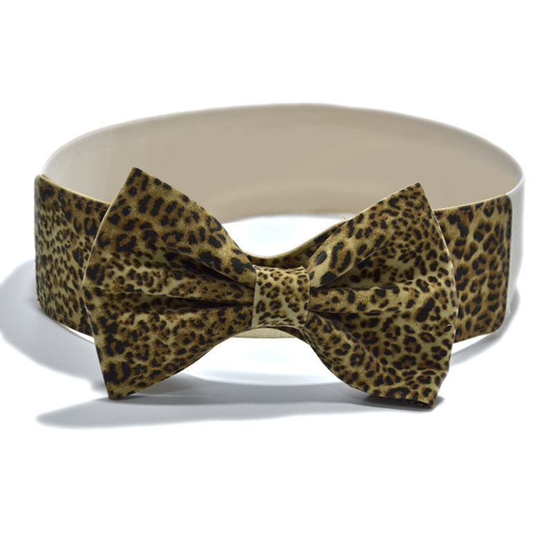 Women's elastic wide belt