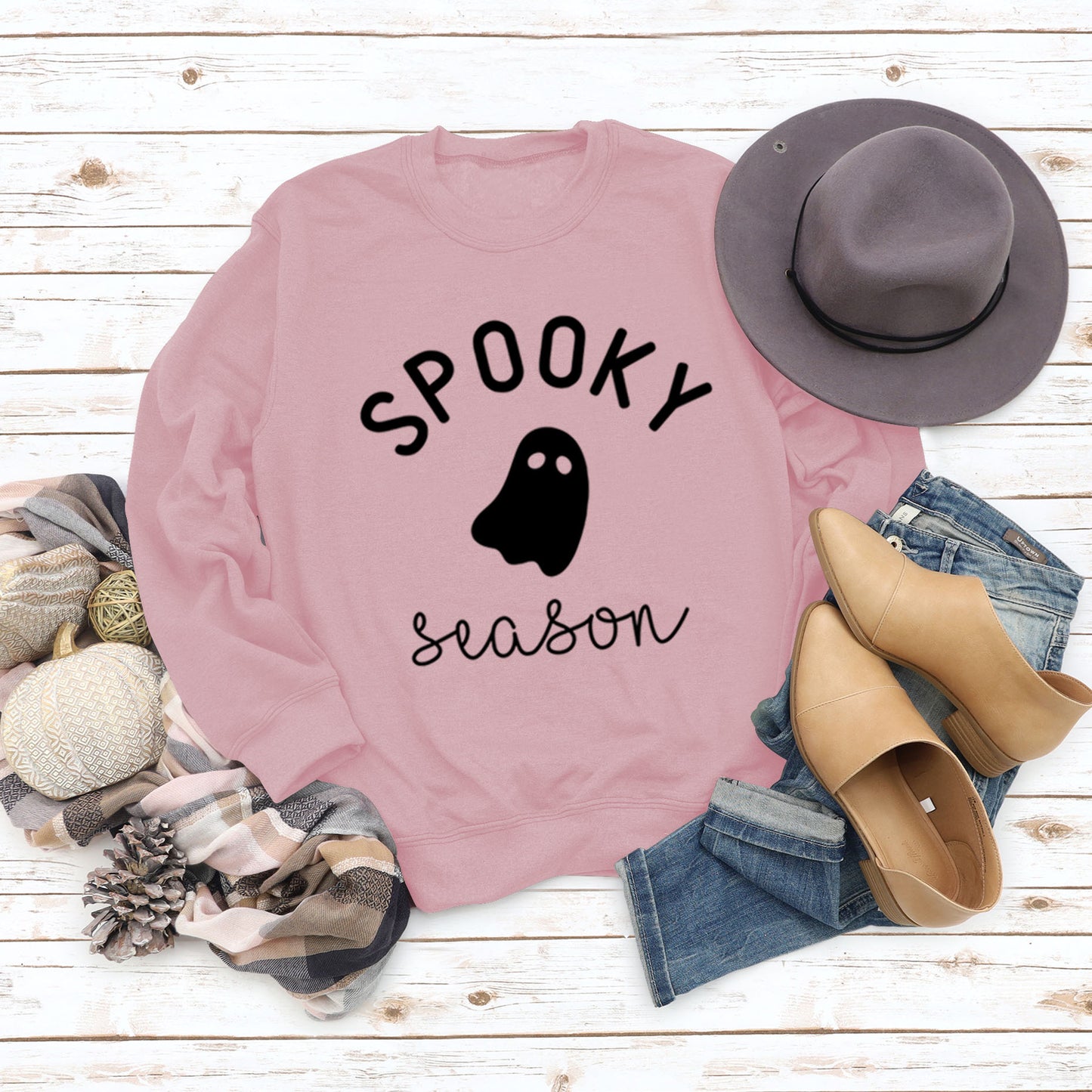 Loose Letters Autumn And Winter Round Neck Sweater Ladies