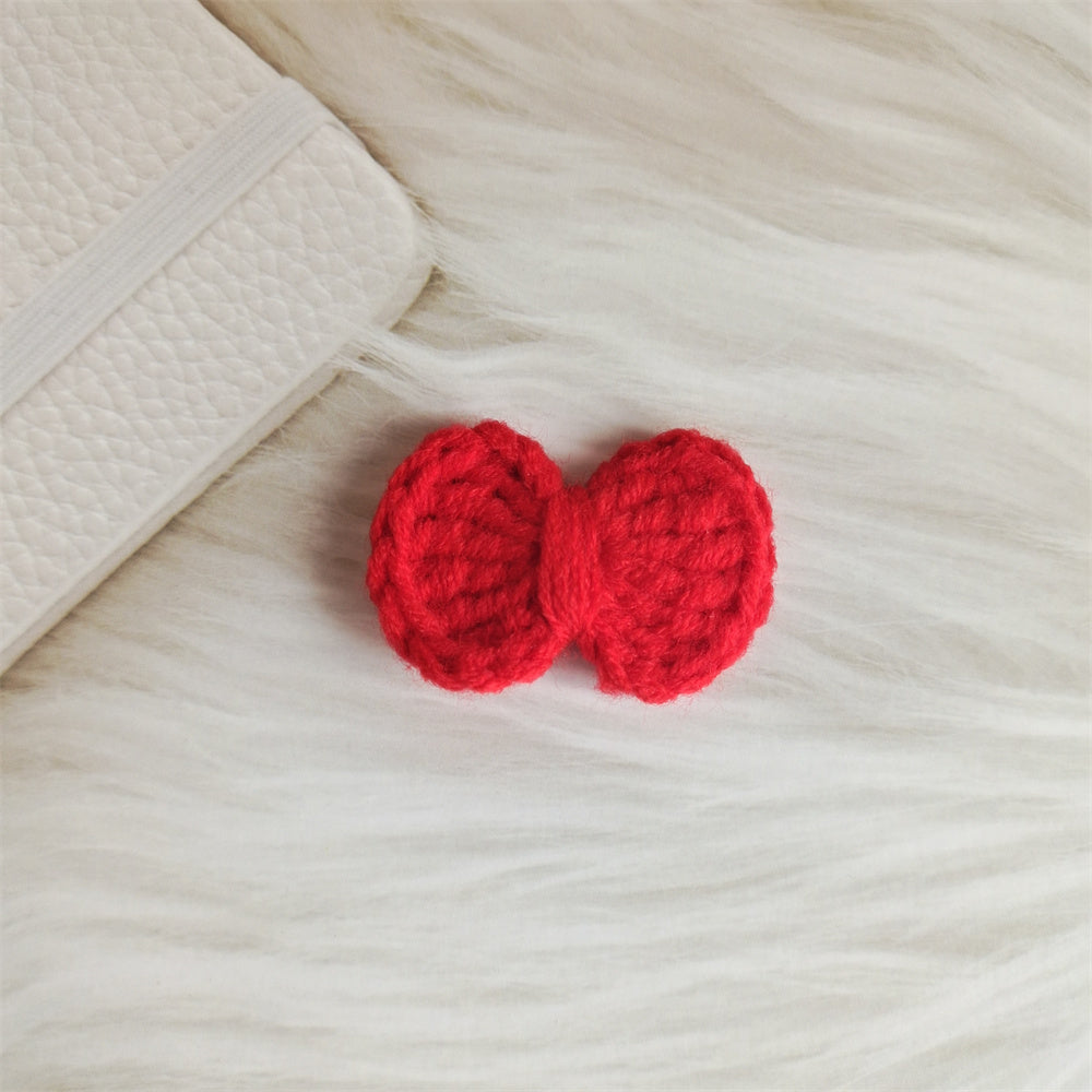 Wool Bow Diy Handmade Finished
