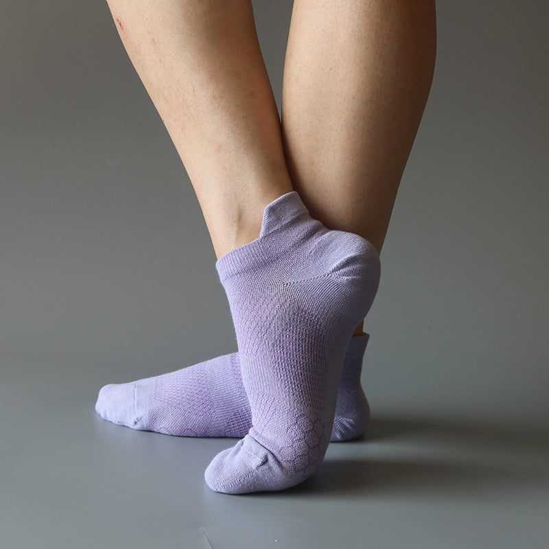 pin200-  Reinforced Cycling Socks Anti-friction Handle Compression Stockings