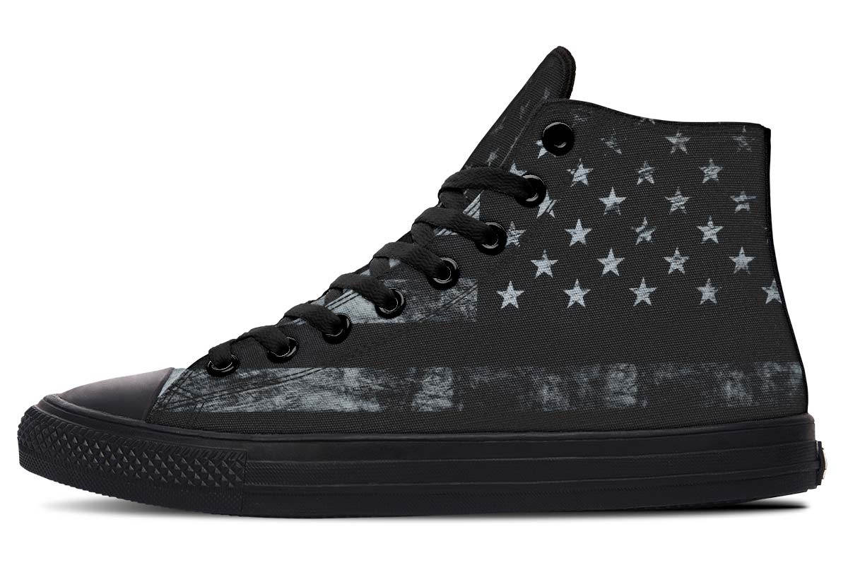 Men's And Women's Fashion Color Printing High-top Canvas Shoes