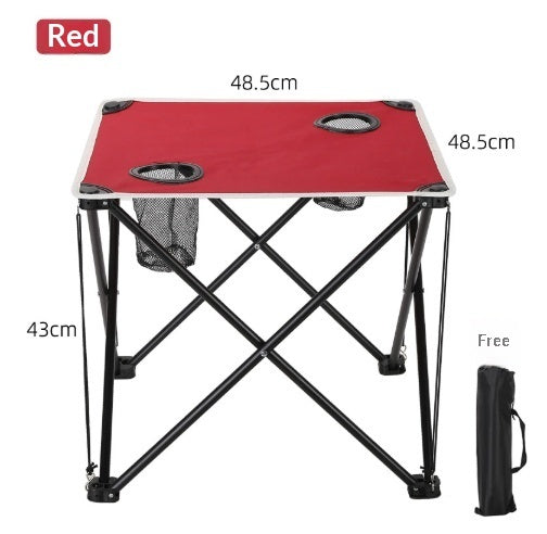 Outdoor Folding Table And Chair Set Made From Waterproof Oxford Fabricperfect For Camping Barbecues Sketching And Fishing