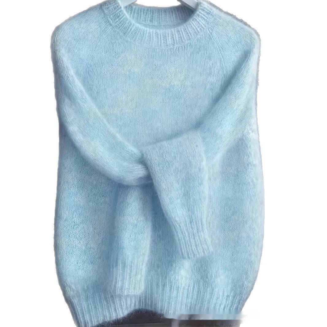 Soft Cozy Loose-fitting Casual Thin Knit Sweater