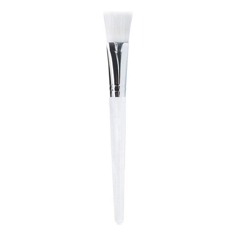 Transparent Facial Treatment Brush Soft Brush White