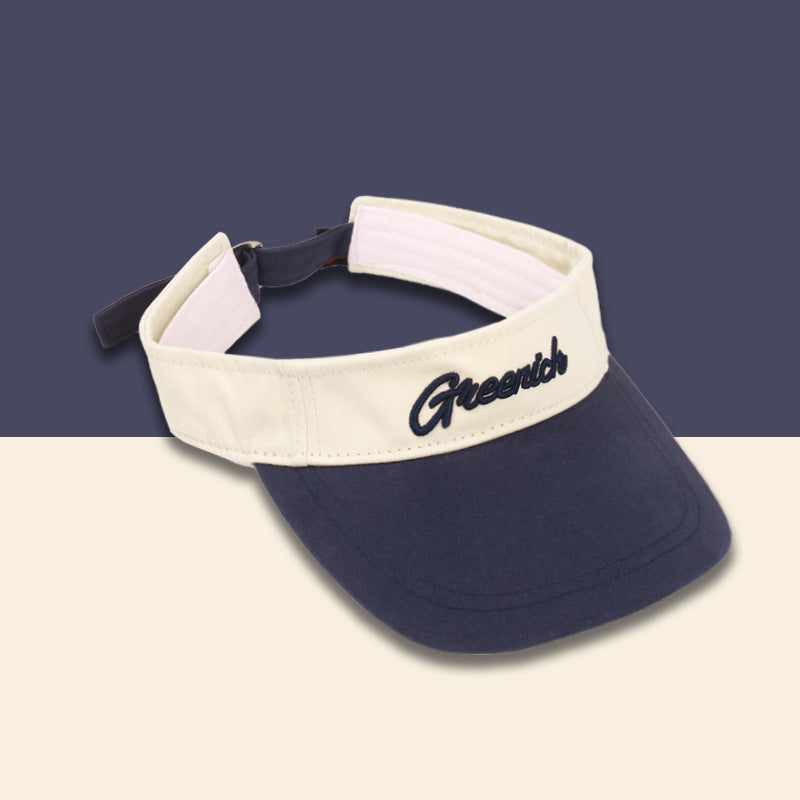 Women's Letter Color Matching UV-proof Sun Hat
