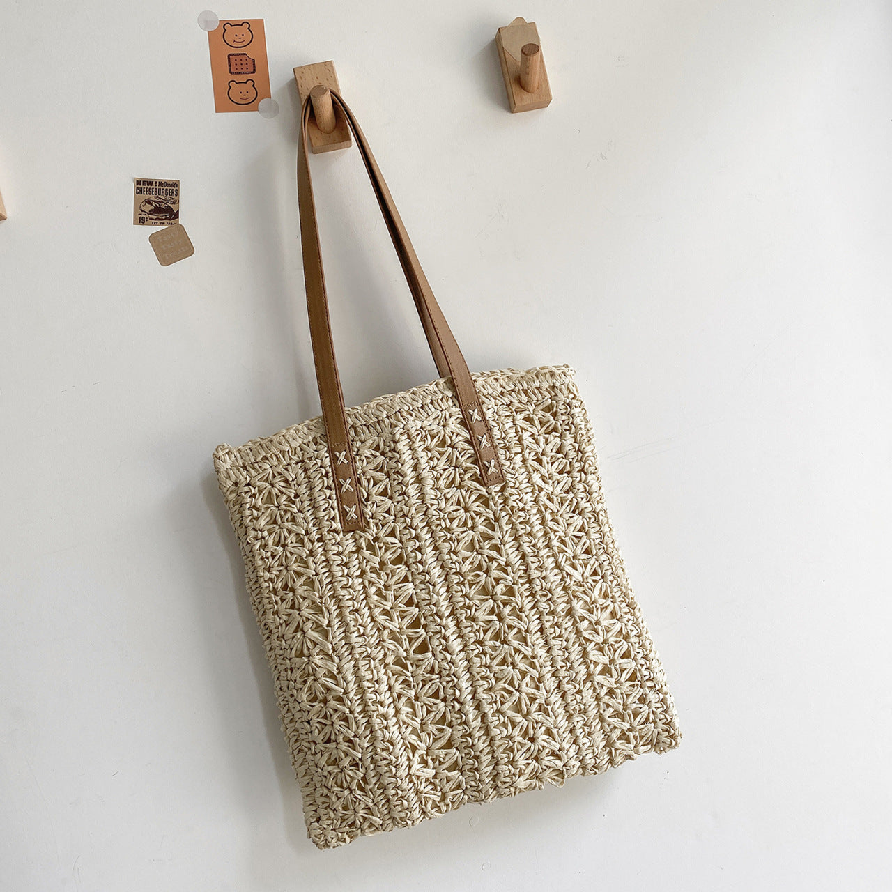 Summer Beach Straw Woven Large-capacity Crossbody Bag