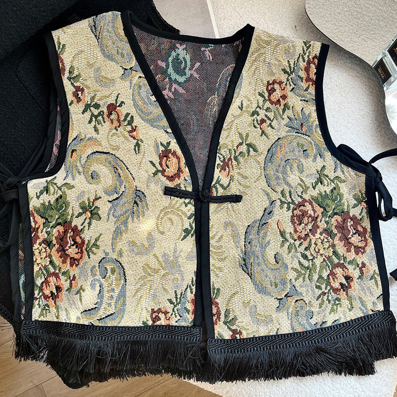Hong Kong Style Shawl For Women New Spring Summer Ethnic Style