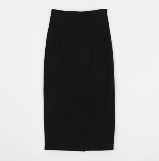 Women's Solid Color Casual High Waist Hip Hugging Long Skirt