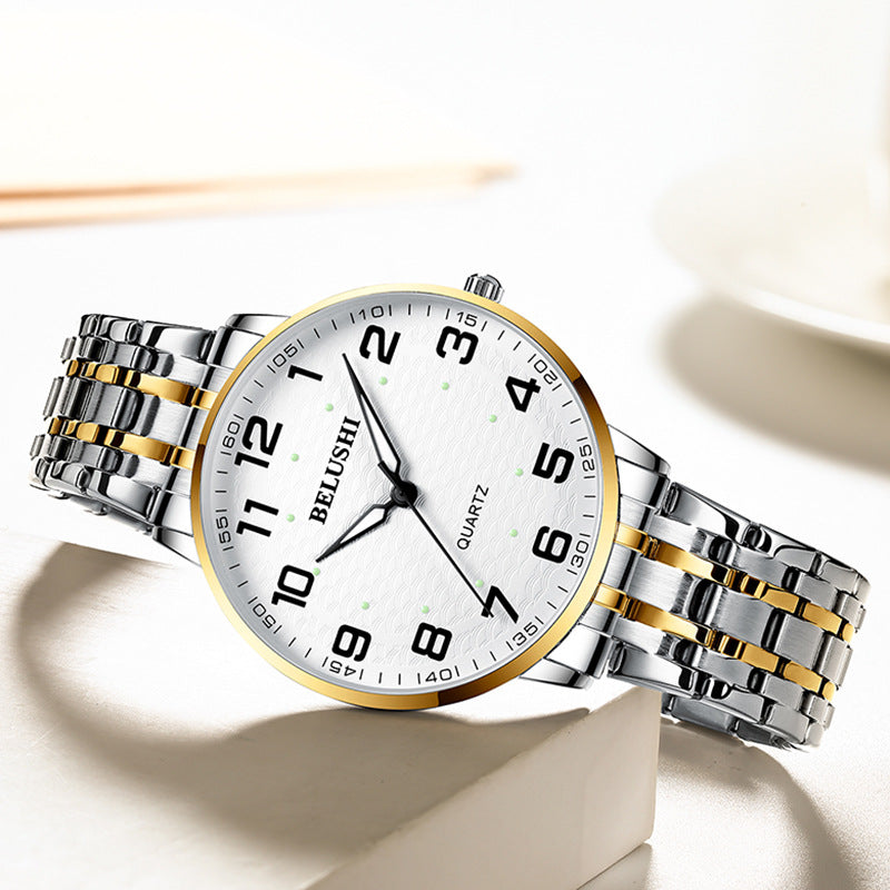 Men's And Women's Fashion Waterproof Luminous Quartz Watch