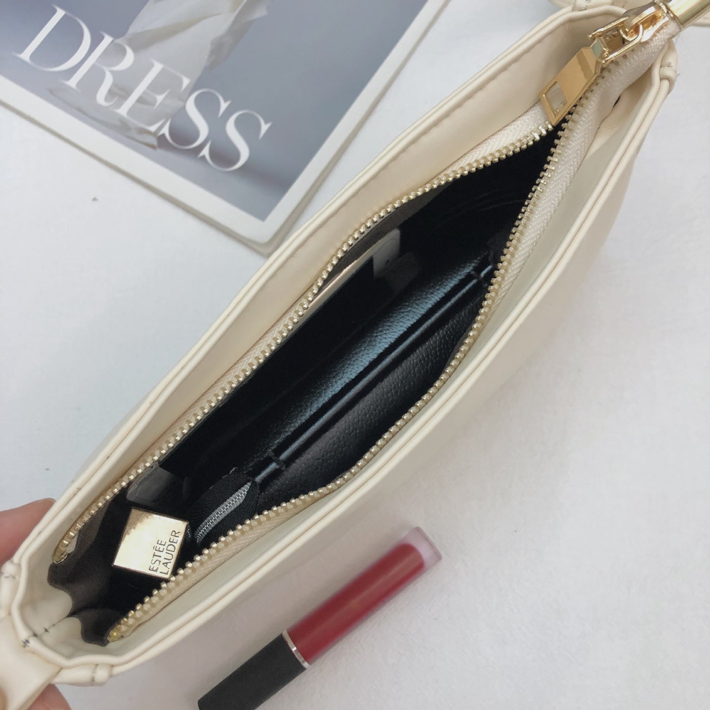 Soft leather baguette