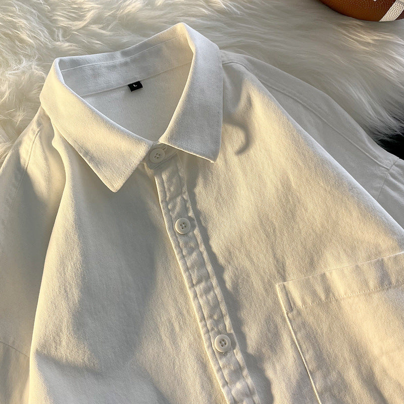 Casual Layered Base-Layer Cotton Shirt