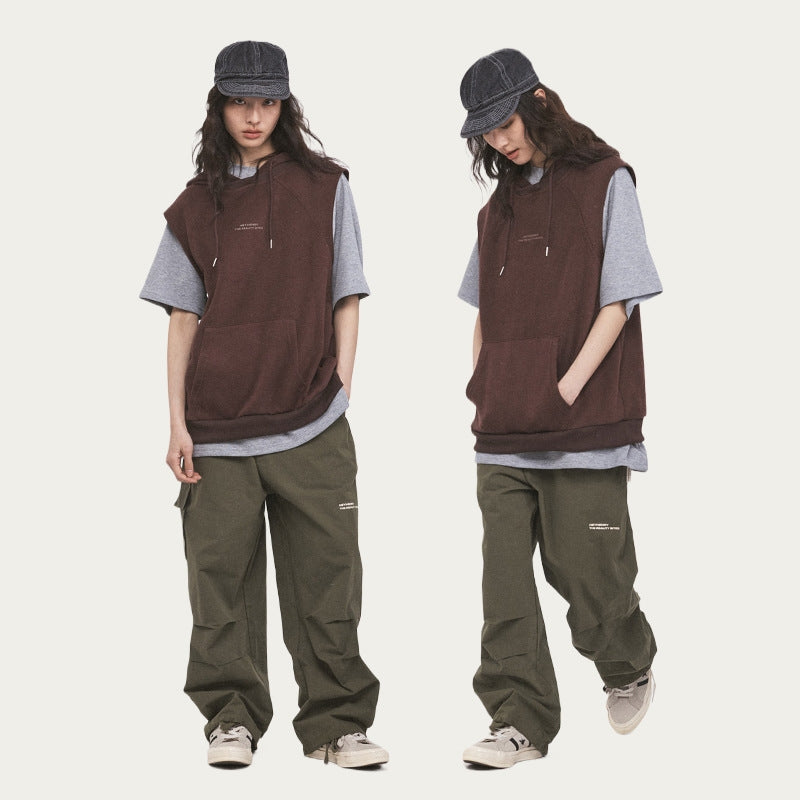 American High Street Couples Vest Outdoor Fashion Brand Fashion Retro