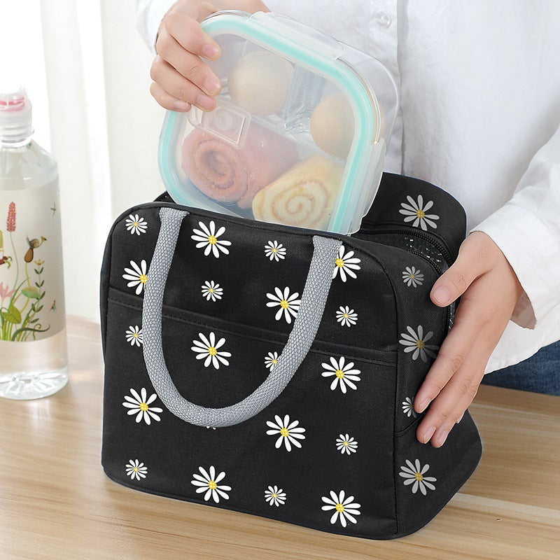 Japanese-style Little Daisy Office Worker Portable Lunch Bag Thermal