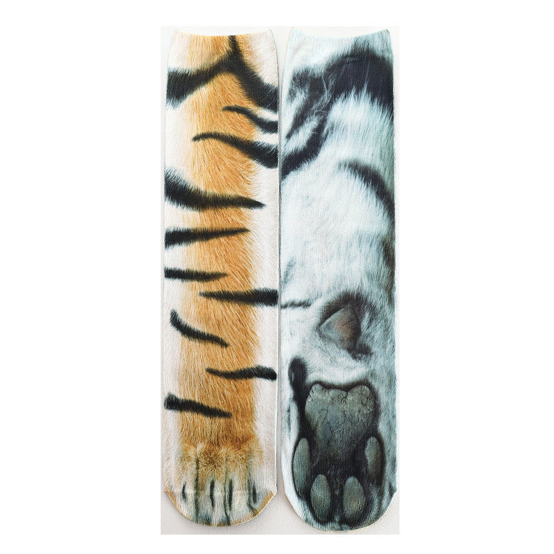 animal print socks 3D